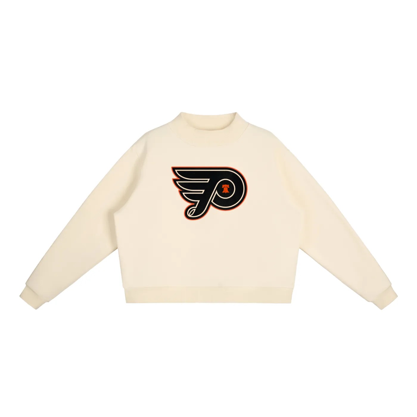 Philly Hockey Mock Neck Fleece Sweatshirt