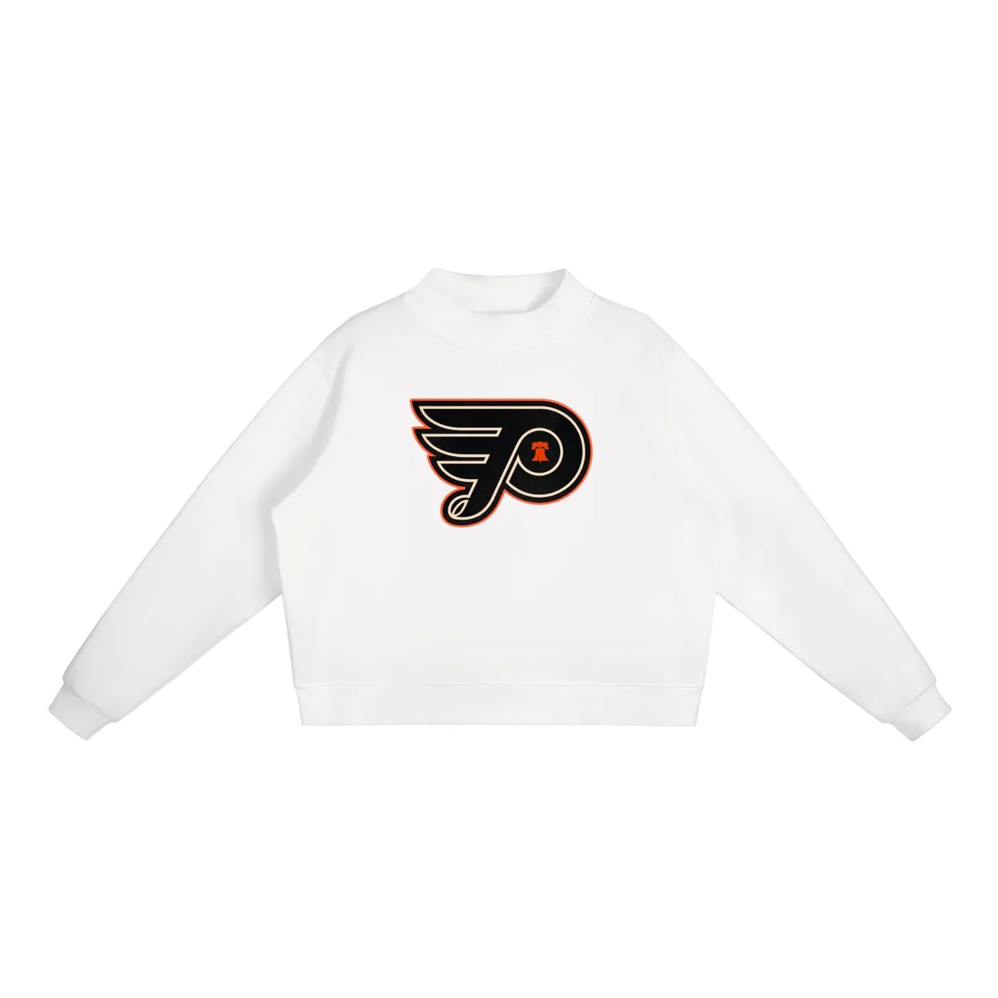 Philly Hockey Mock Neck Fleece Sweatshirt