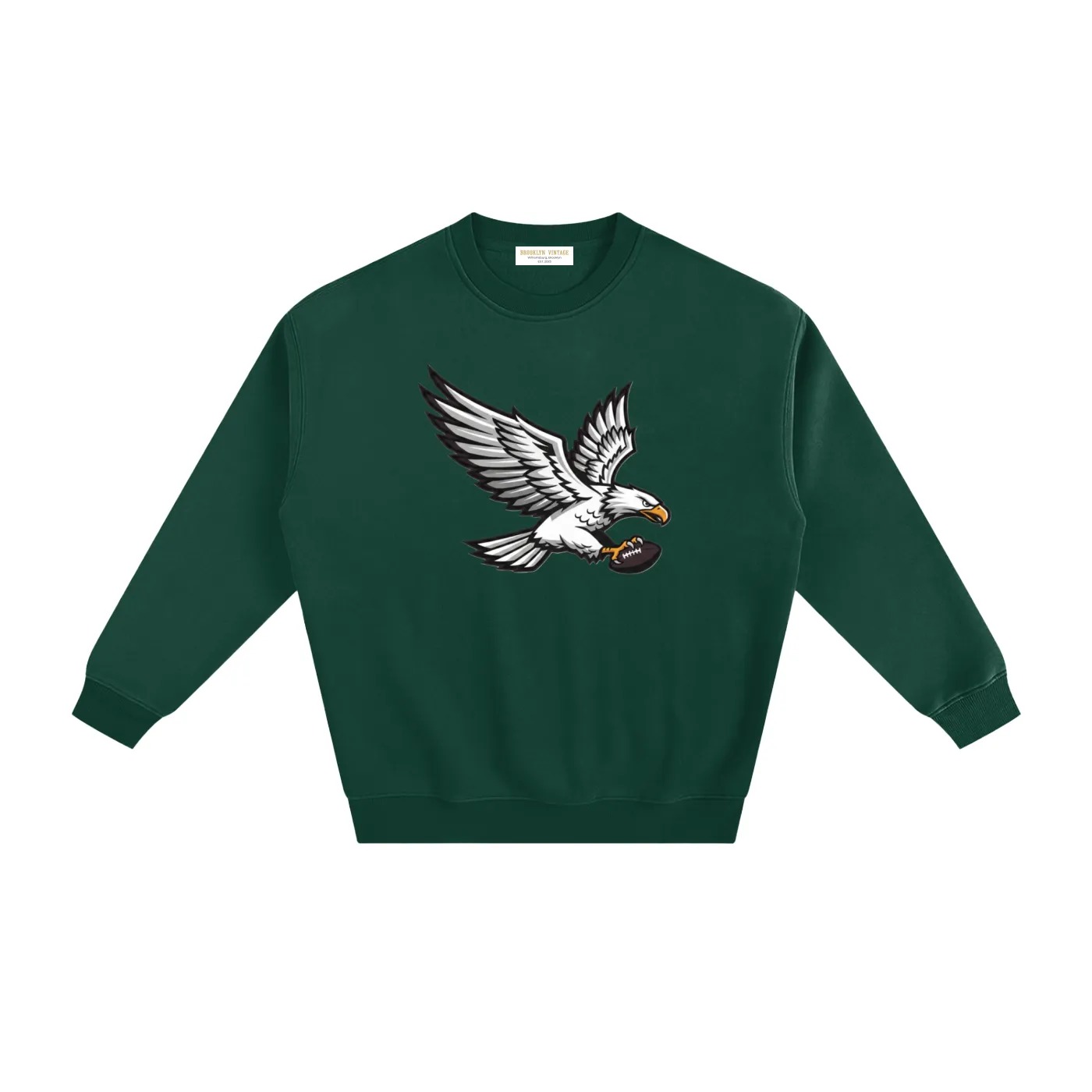Retro Birds Fleece Sweatshirt