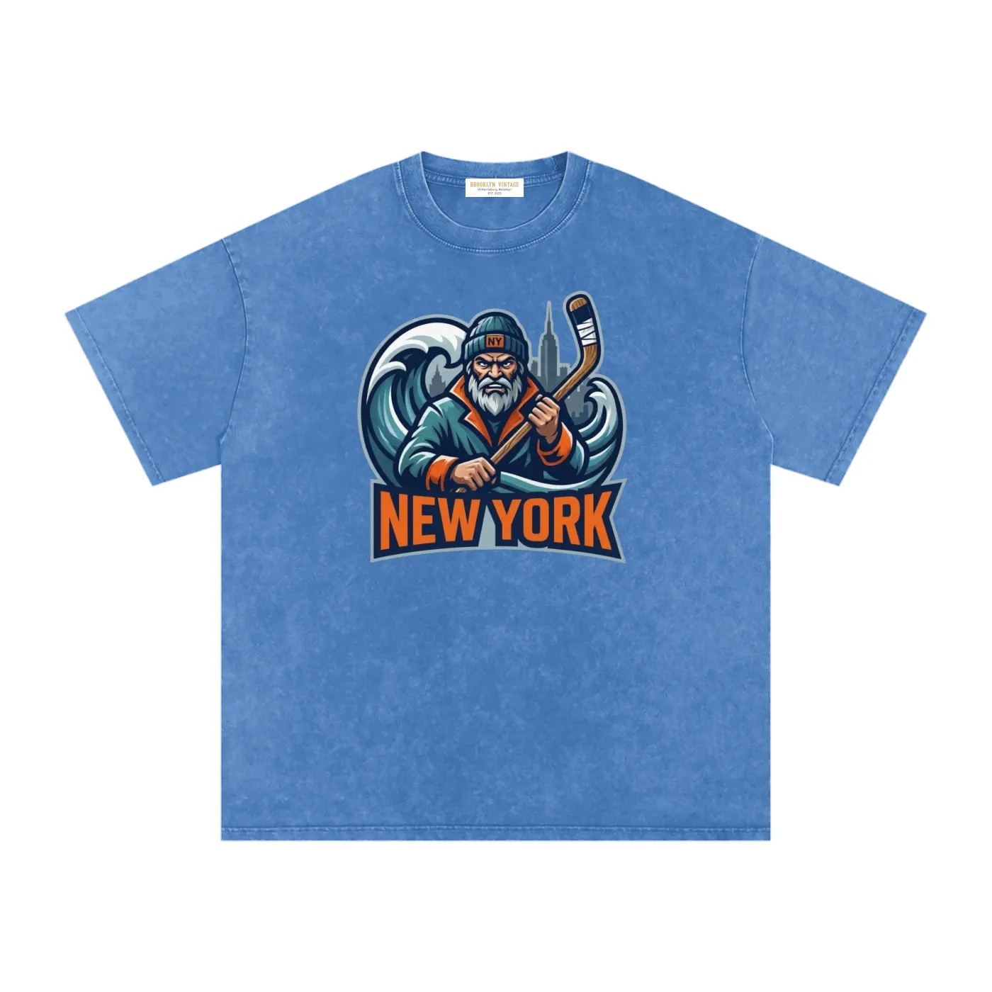 Long Island Hockey Vintage Washed Tee