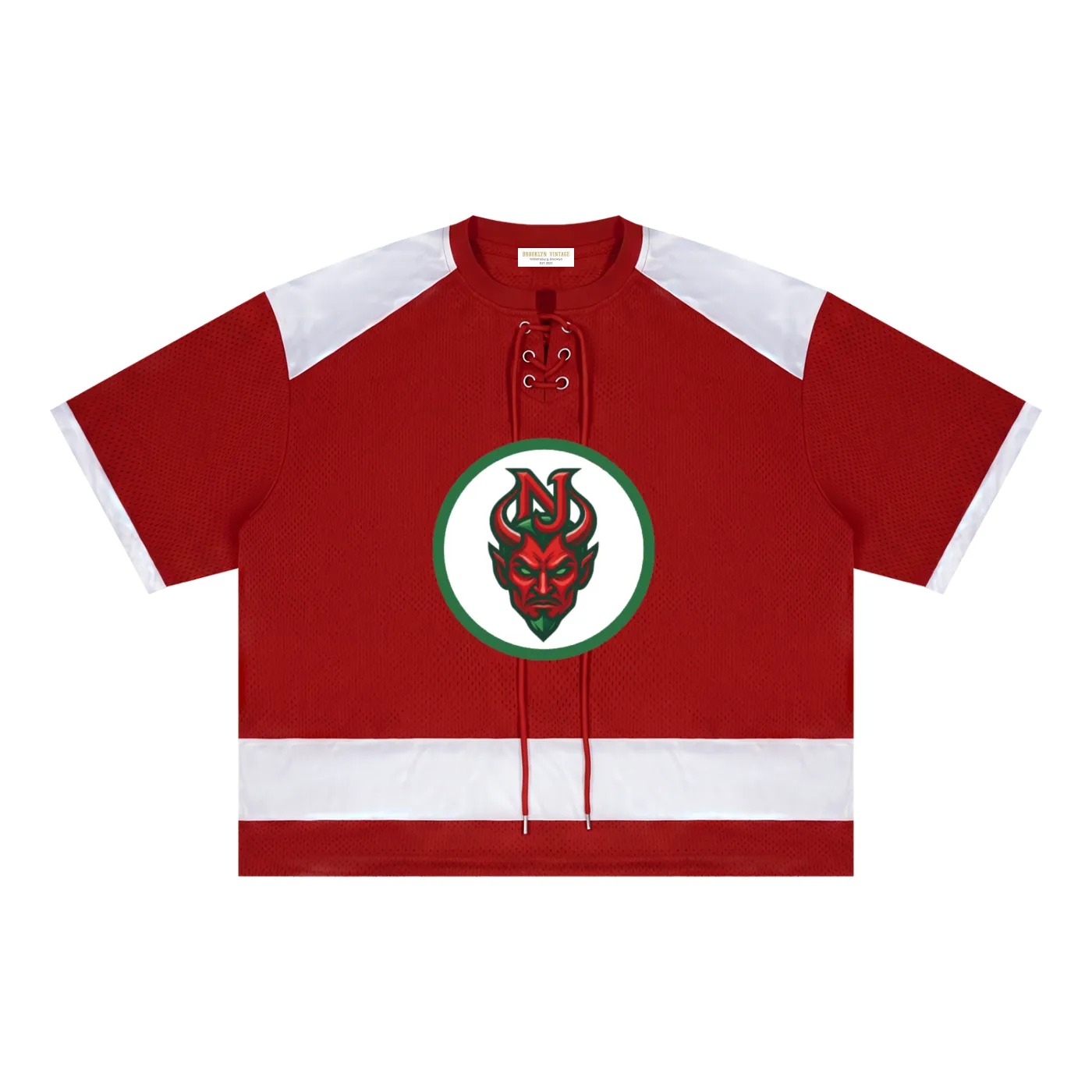 Mesh Hockey Throwback Jersey - NJ