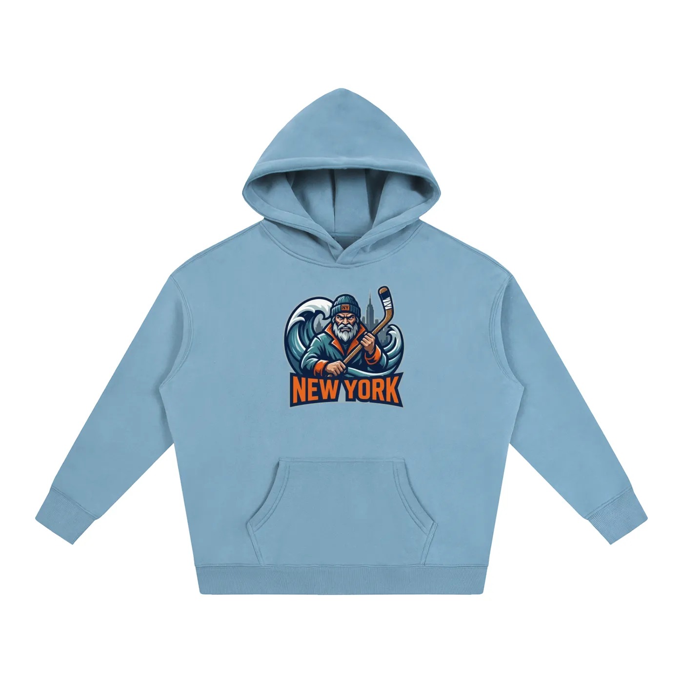 Long Island Hockey Oversized Fleece Hoodie