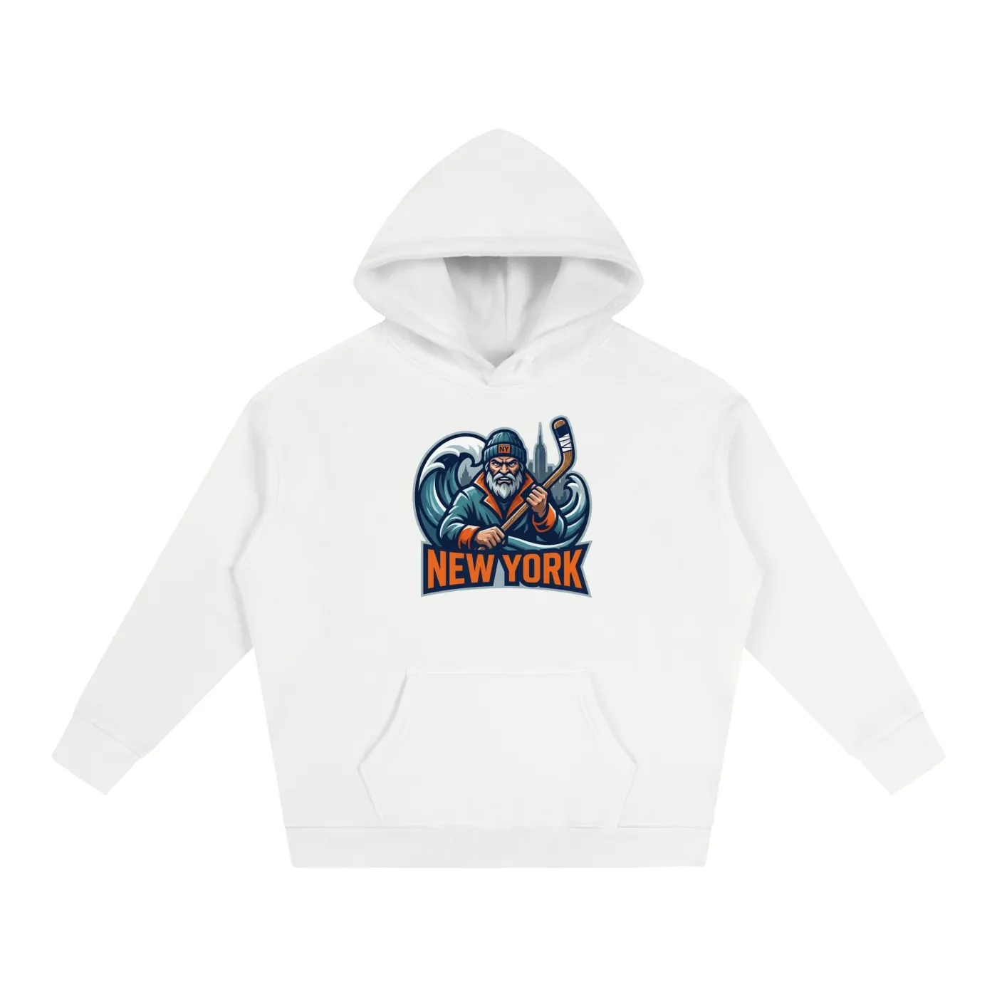 Long Island Hockey Oversized Fleece Hoodie