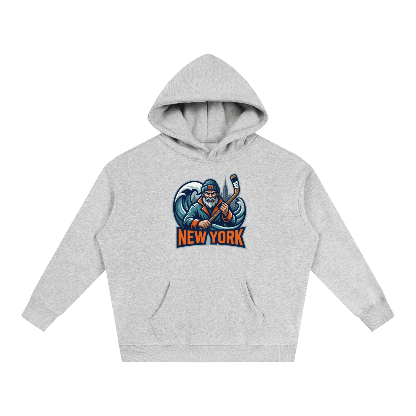 Long Island Hockey Oversized Fleece Hoodie