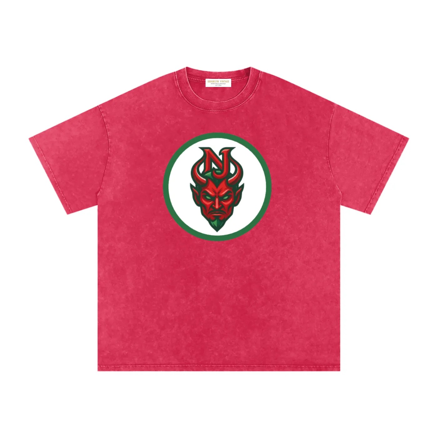 NJ Hockey Vintage Washed Tee