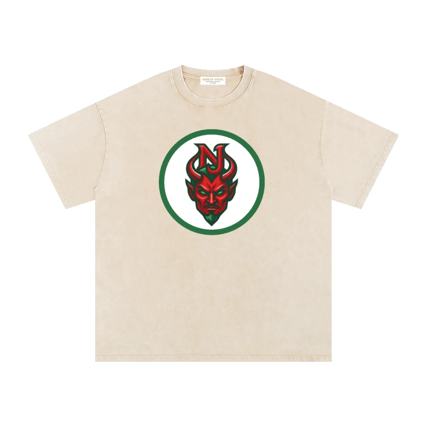 NJ Hockey Vintage Washed Tee
