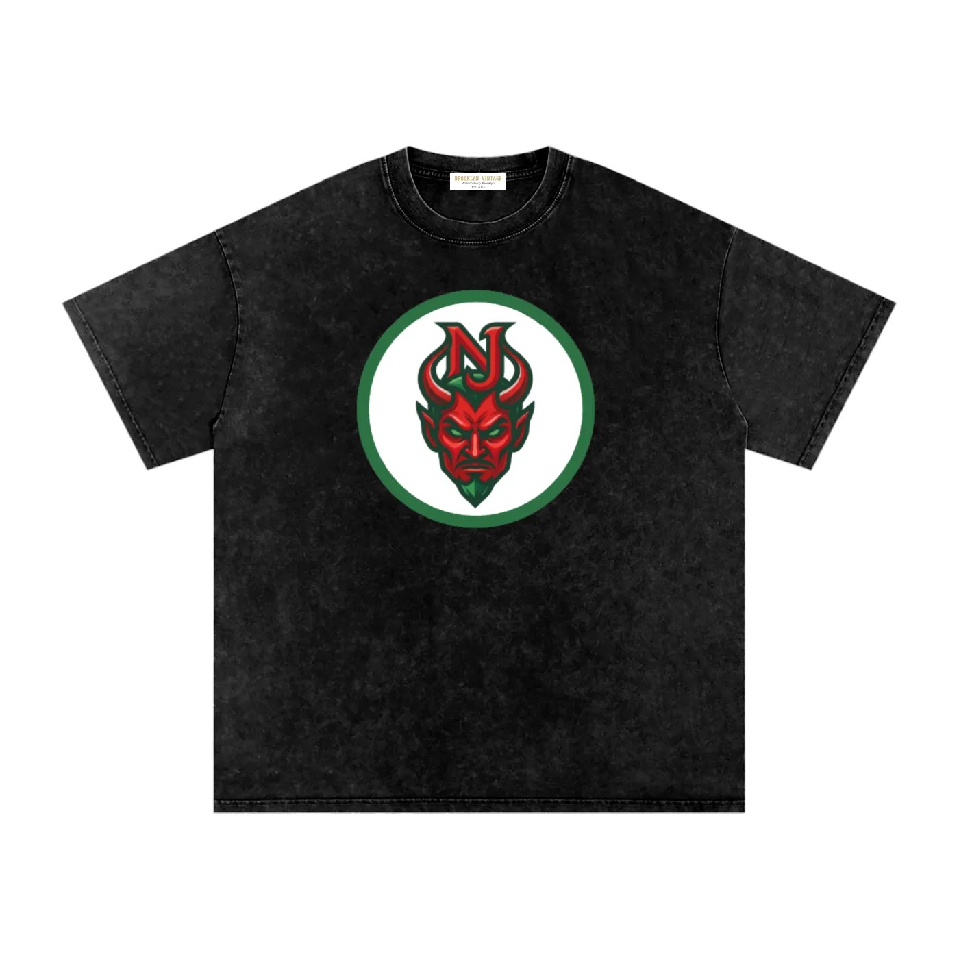 NJ Hockey Vintage Washed Tee