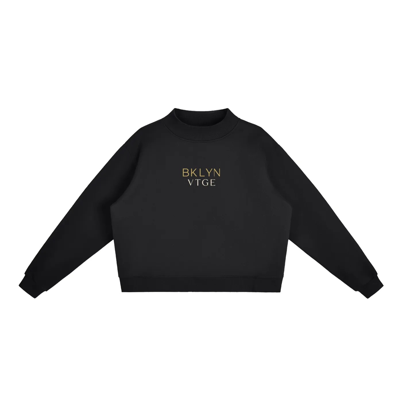 Women's Mock-Neck BKLYN VTGE Fleece Sweatshirt
