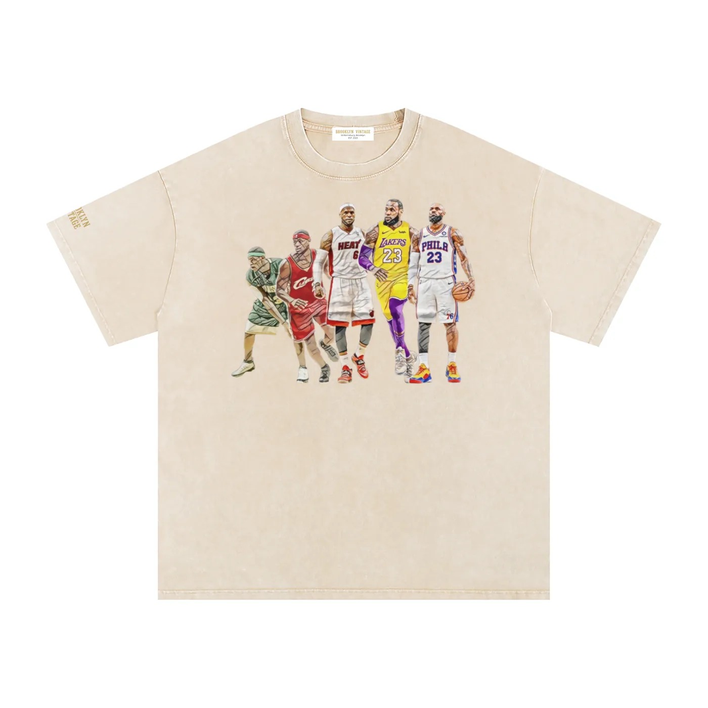 The Evolution of Lebron Vintage Washed Tee