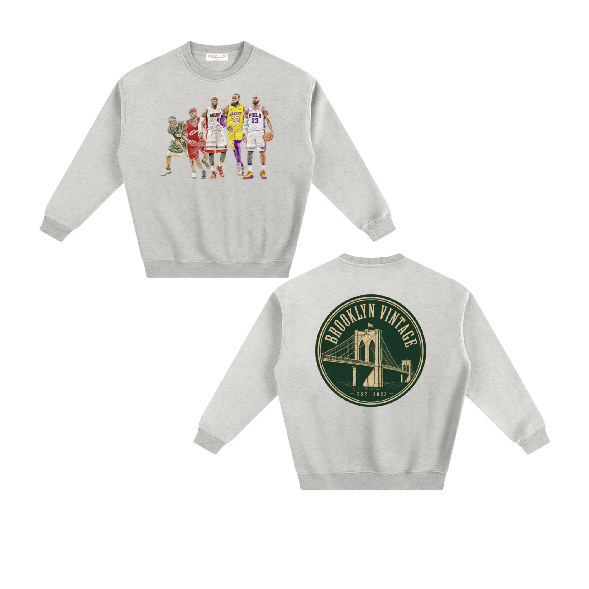 The Evolution of Lebron Fleeced Crewneck