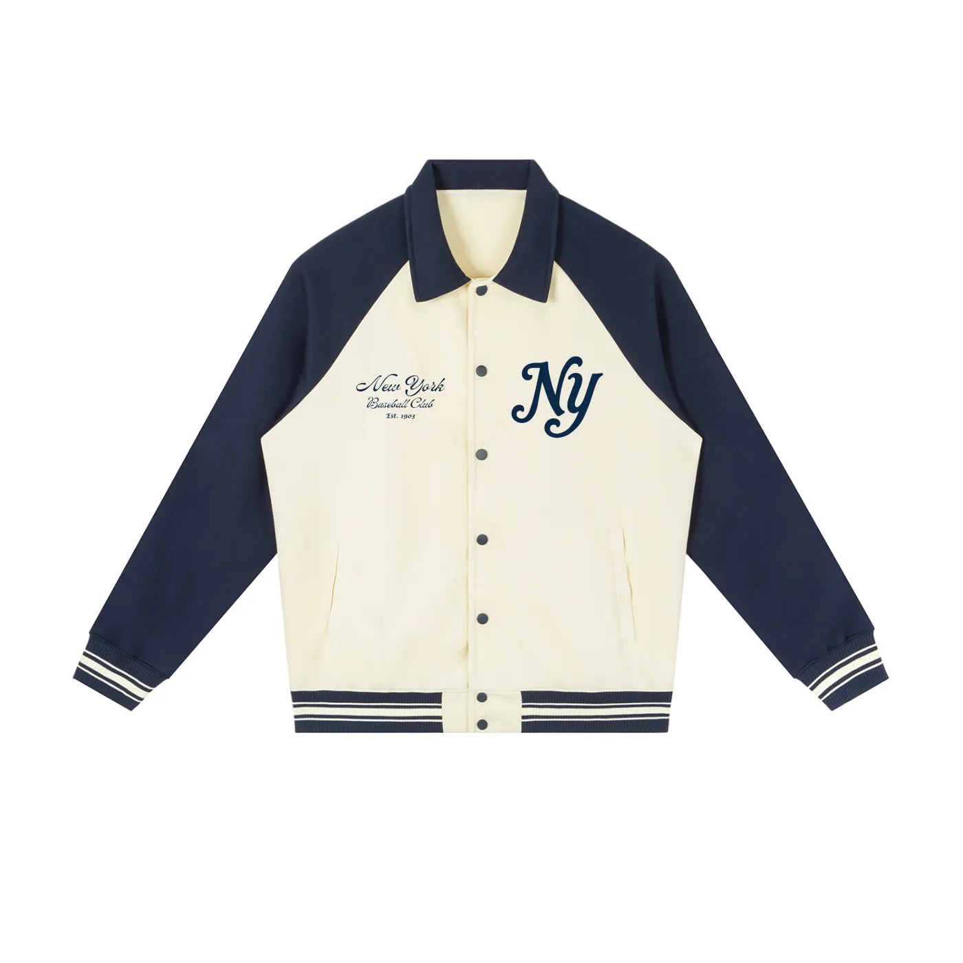 Vintage Collared Jacket - NY Baseball Club