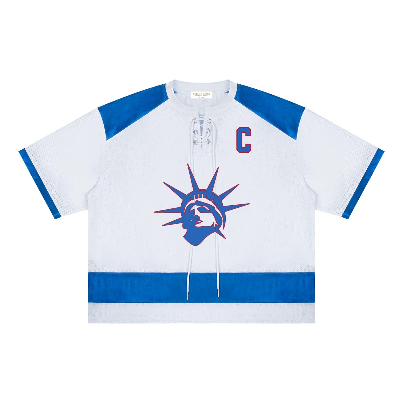 Mesh Hockey Throwback Jersey - NYR